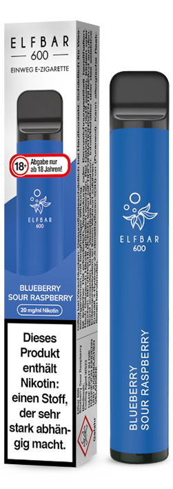 Elfbar Blueberry Sour Raspberry 20mg