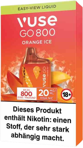 Vuse Go 800 Orange Ice 20mg