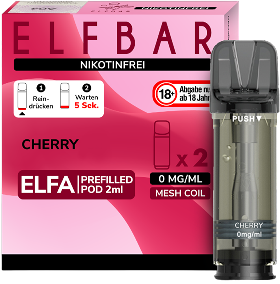 Elfbar ELFA Pod Cherry Ice 0mg*