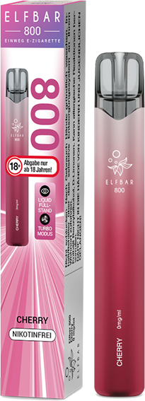 Elfbar 800 Cherry 0 mg/ml Einweg E-Zigarette
