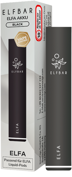 Elfbar ELFA Akku 500 mAh Schwarz