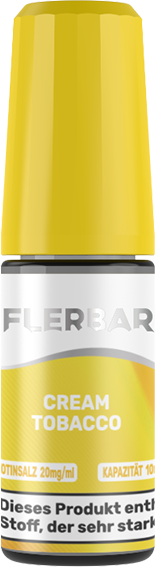 Flerbar Liquid - Cream Tobacco - Nikotinsalz Liquid 20 mg/ml