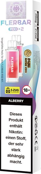 Flerbar - Pod Alberry 20 mg/ml (2 Stück pro Packung)