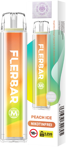 Flerbar M Peach Ice 0 mg/ml Einweg E-Zigarette
