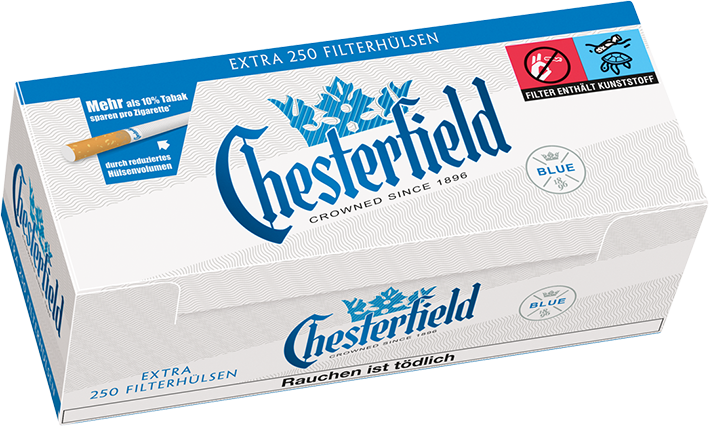 Chesterfield Blue Extra Hülse 4 X 250er