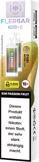 Flerbar - Pod Kiwi Passion Fruit 20 mg/ml (2 Stück pro Packung)