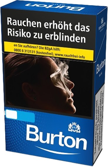 Burton Blue L-Box Zigaretten