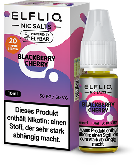 Elfliq by Elfbar - Liquid Blackberry Cherry - 20 mg/ml