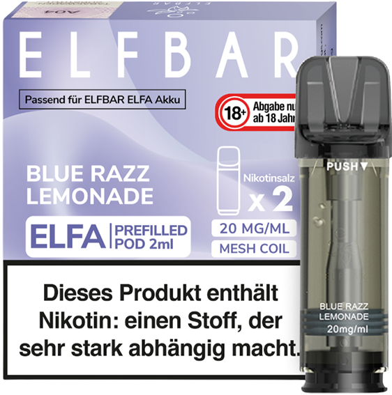 Elfbar ELFA Pod Blue Raz.Lem. 20mg*