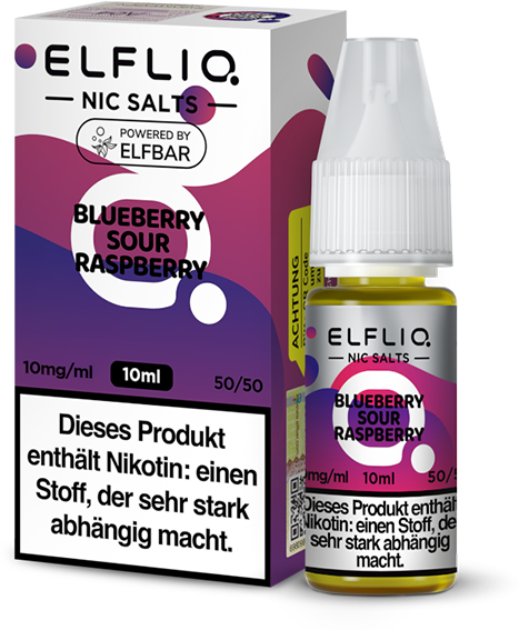 Elfliq by Elfbar - Liquid Blueberry Sour Raspberry - 10mg/ml