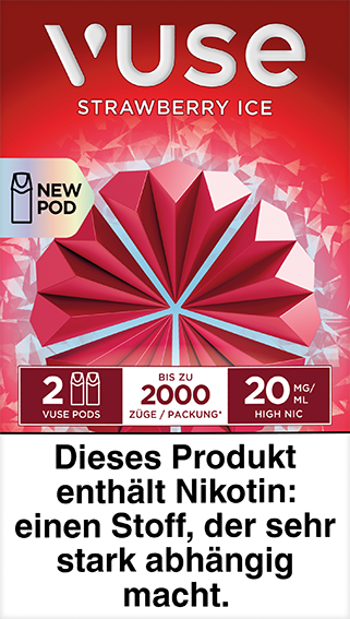 Vuse ePod Caps Strawberry Ice 20mg (Pro)