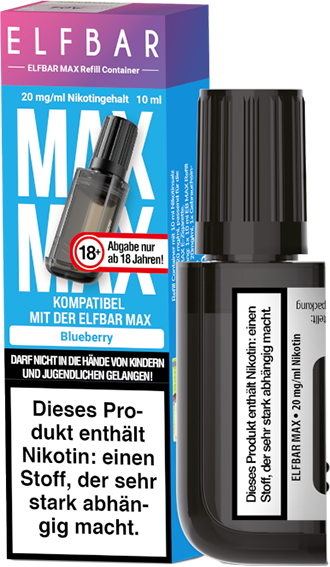 Elfbar Max Blueb 10ml Refill C 20mg