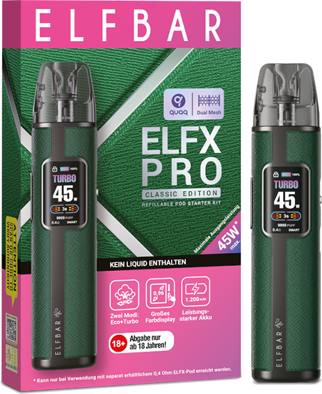 Elfbar Elfx Pro Set grün (Forest)