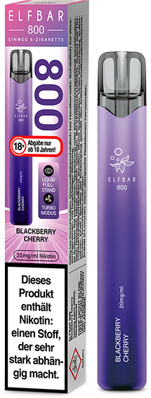 Elfbar 800 Cherry 20 mg/ml Einweg E-Zigarette