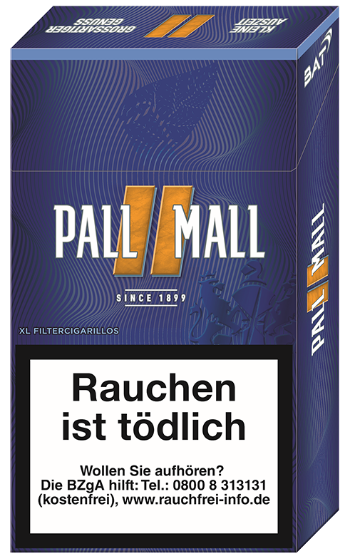 Pall Mall XL Filter Cigarillo Blue