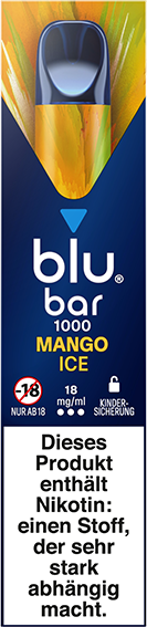 blu bar Mango Ice 18mg