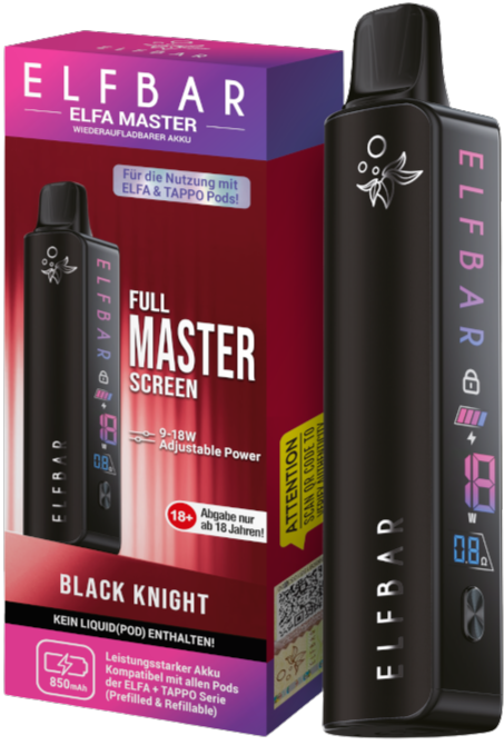 Elfbar Elfa Master 850 mAh - Black Knight