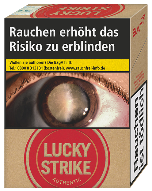 Lucky Strike Authentic Red Super Zigaretten