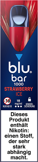 blu bar Strawberry Ice 18mg