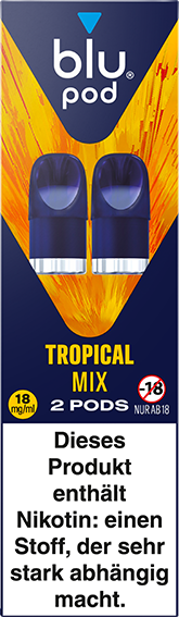 blu pod Tropical Mix 18 mg/ml (2 Pods)