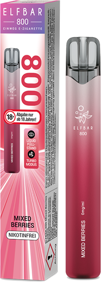 Elfbar 800 Mixed Berries 0 mg/ml Einweg E-Zigarette