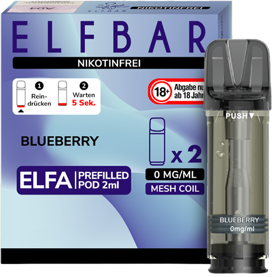 Elfbar ELFA Pod Blueberry 0mg*