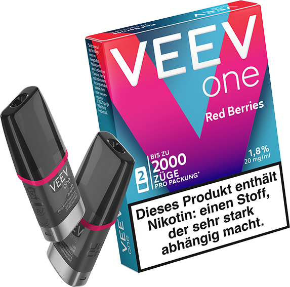 VEEV one Pods Red Berries 2er