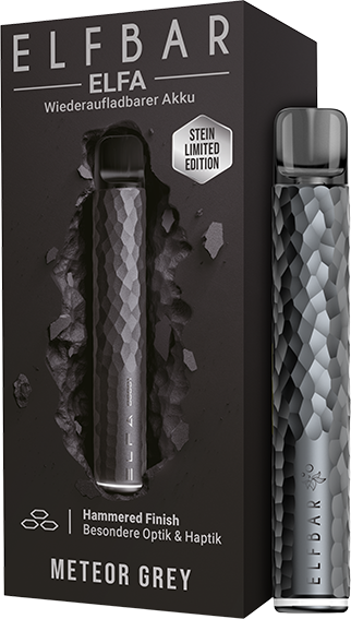 Elfbar Elfa Akku 500 mAh - Meteor Grey - Stein Limited Edition
