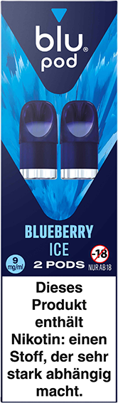 blu pod Blueberry Ice 9 mg/ml (2 Pods)