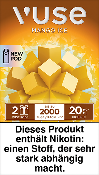Vuse Epod Caps Mango 20mg Nikotin