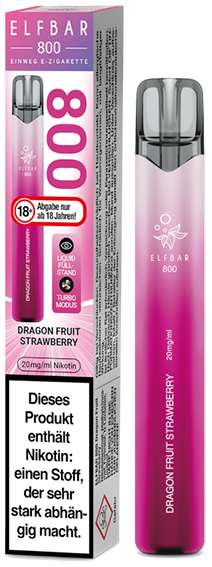 Elfbar 800 Dragon Fruit Strawberry 20mg