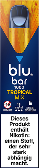 blu bar Tropical Mix 18mg