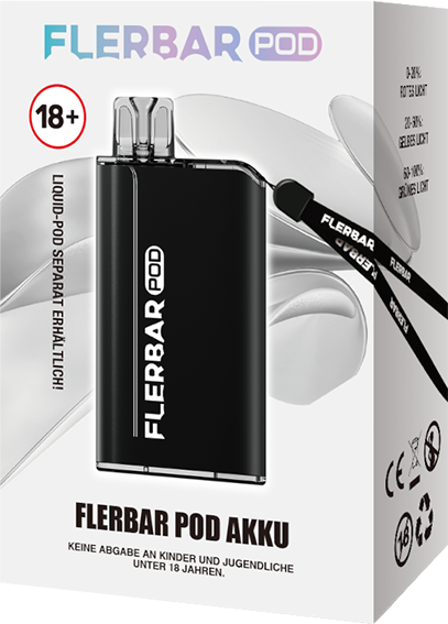 Flerbar - Pod Akku 500 mAh schwarz