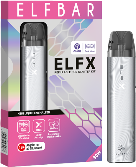 Elfbar Elfx Set Silber