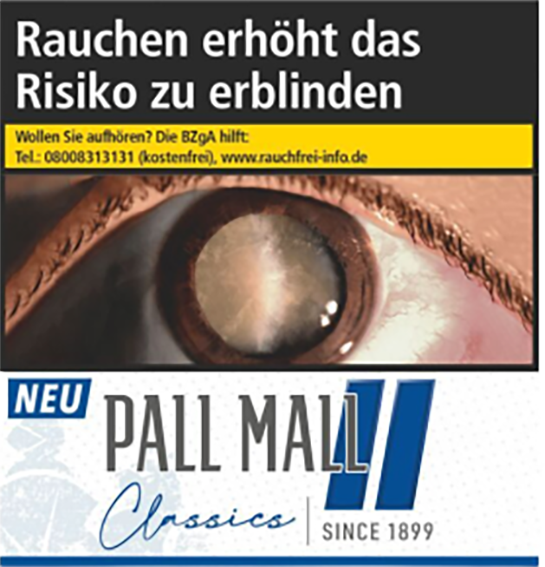 Pall Mall Classics Blue Hercules Zigaretten