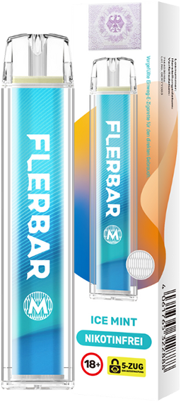 Flerbar M Ice Mint 0 mg/ml Einweg E-Zigarette