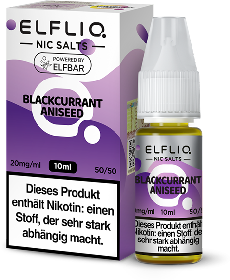 Elfliq by Elfbar - Liquid Blackcurrant Aniseed - 20mg/ml