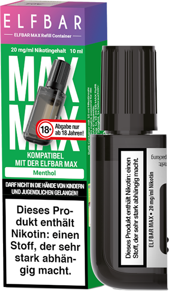 Elfbar Max Menthol 10ml Refill C 20mg
