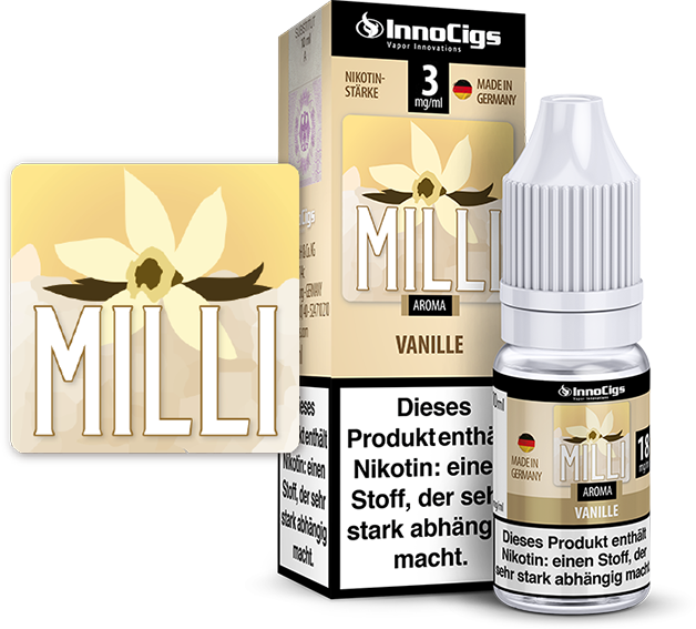 InnoCigs Liquid Milli, Aroma Vanille 3 mg/ml