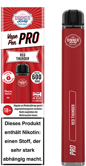 Dinner Lady Red Thunder 20mg