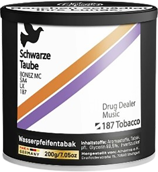 187 AMG Schwarze Taube 200g
