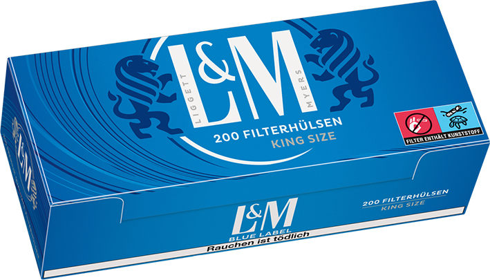 L&M Blue Standard Hülse 5 X 200