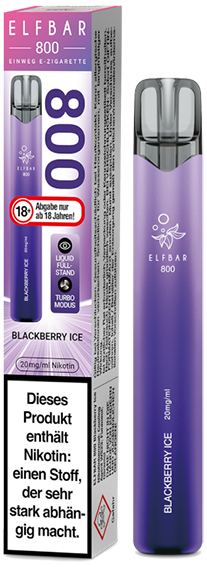 Elfbar 800 Blackberry Ice 20mg