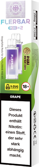 Flerbar - Pod Grape 20 mg/ml (2 Stück pro Packung)