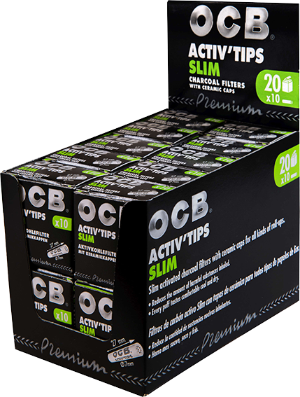 OCB Activ Tips Slim 7mm 10er