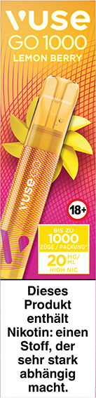 Vuse Go 1000 Lemon Berry 20mg