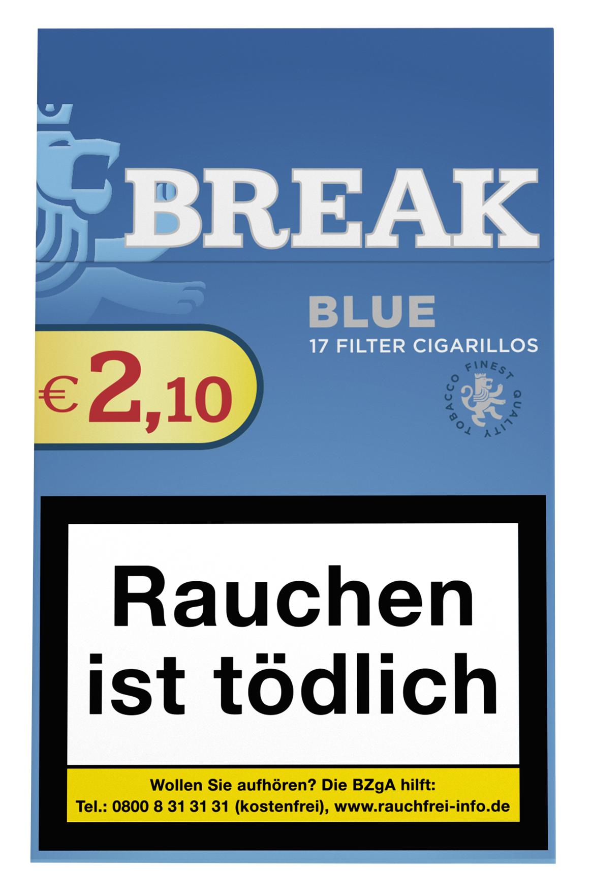 Break Blue Filter Cigarillo