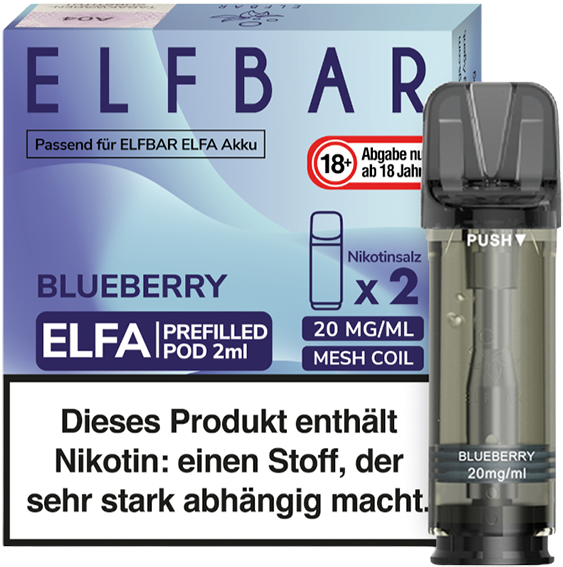 Elfbar ELFA Pod Blueberry 20mg*