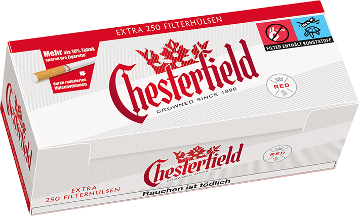 Chesterfield Red Extra Hülse 4 X 250er
