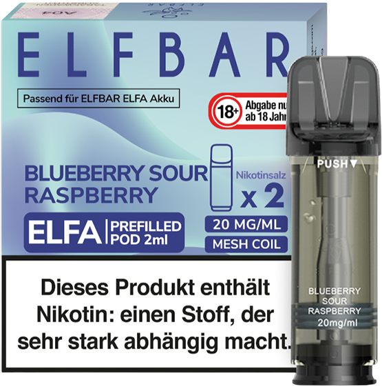 Elfbar ELFA Pod Blueb.S.Rasp. 20mg*